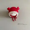Gorro de Bebé Otoño e Invierno Niña Bebé Tejido de Lana Lindo Súper Lindo Meses de Edad Protección Auditiva Orejas de Princesa Cálido Encaje