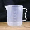 Copo medidor de 500ml grande de plástico com escala conjunto colheres medidoras de plástico copo medidor ferramenta de pesagem para panificação