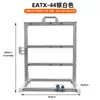 Chasis Abierto Matx Rack para Chasis de Computadora Aleación de Aluminio Atx Creativo Personalizado Itx Escritorio Chasis Refrigerado por Agua