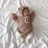Ins2022 Primavera y Otoño Bebé Lindo Oso Ropa para Trepar Suéter con Capucha de Manga Larga para Niños y Niñas