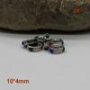 Aleación de Plata Tibetana Cuentas Espaciadoras Forma de Gota de Aceite Estrella y Luna Accesorios Bodhi Ropa DIY Piezas para Collares Pulseras Venta al por Mayor