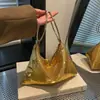 Bolsa de Ombro Único Estilo Chanel, Corrente de Lantejoulas de Luxo Leve, Bolsa Transversal Estilo Coreano, Colorida e Bonita, Versátil para o Dia a Dia, Bolsa de Axila para Mulheres