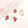Acessórios para Joias DIY, Pingentes de Joias, Decorações de Árvore de Natal, Enfeites de Natal de Liga com Gotejamento de Óleo, Itens Quentes de Venda Transfronteiriça