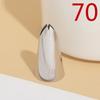70 # folha pastelaria bico 304 aço inoxidável soldagem polimento creme bolo DIY ferramenta de cozimento tamanho pequeno