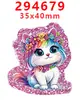 Accesorios Acrílicos de Dibujos Animados con Purpurina Transfronterizos Accesorios para Joyería DIY de Resina Parche Pasador Pasador Gt-F-294580