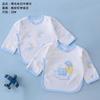 Ropa de media espalda para bebé recién nacido con cordones, algodón sin huesos, ropa de monje para bebé recién nacido, top otoño e invierno, ropa para recién nacido