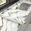 Pegatinas a Prueba de Aceite para Cocina, Pegatinas de Pared Resistentes al Fuego y a Altas Temperaturas, Renovación de Azulejos para Encimera de Estufa, Película de Mármol Engrosada para Gabinetes