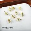 Accesorios Coreanos para Uñas Estilo Nuevo Océano, Personalizados, Frescos, Exquisitos y Versátiles, Accesorios Metálicos de Estrella de Mar y Caracola para Uñas