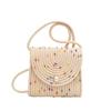 Bolso Tejido de Cuerda de Algodón Hecho a Mano para Niñas de Verano Nuevo, Dulce Bolso Envelope Tejido con Perlas, Bolso Pequeño Cruzado de Moda