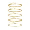 Nuevo Pulsera Retorcida de Amazon, Cadena de Hueso de Serpiente en Capas de Acero Inoxidable, Pulsera de Moda con Cuentas de Arroz