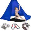 Hamaca de Yoga Aérea, Tejido de Nailon Sin Costuras Microelástico Resistente, Hamaca para Adultos en Casa, Disco Fijo Específico para Yoga