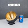Lixeira de mesa criativa em aço inoxidável para escritório, mesa de centro, balcão, balde de armazenamento de cascas, cinzeiro, cinzeiro de bar KTV