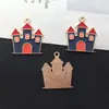 Juego de 19 Escobas Fantasma con Goteo de Aceite, Murciélagos y Sombreros de Mago Temáticos de Halloween, Dijes Creativos para Pulseras y Collares DIY