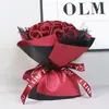 Ramo de Rosas Tanabata Flores Artificiales Hechas a Mano Flores de Jabón para el Cumpleaños de la Novia Regalo del Día de San Valentín
