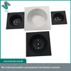 Spot atacado um quadrado downlight shell lâmpada de teto palha chapéu lâmpada shell metal estampagem acessórios de iluminação