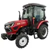 Tractor Mediano Agrícola 4x4 Rojo King Kong 604 para Terrenos Montañosos, Arrozales y Laderas, Adecuado para Condiciones Húmedas y Secas