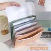 Bolsa de Archivo Multicapa de Verano Simple y Creativa, Bolsa tipo Acordeón de Gran Capacidad, Bolsa para Archivos A4, Carpeta de Almacenamiento para Exámenes con Botón a Presión, Venta al por Mayor