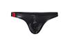 Ropa Interior Pequeña para Hombre de Estilo Elegante Nuevo, Moderna de Imitación de Cuero, Clásica para Club Nocturno, Tanga de Tiro Bajo con T-Back