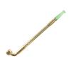 Pipa de Latón para Hombre Pipa para Cigarrillo de Pipa de Tabaco Seco a la Antigua de Doble Propósito Pipa Pequeña Portátil de Metal Retráctil