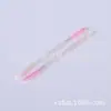 Cepillo de Pestañas y Labios de Doble Uso con Doble Cabeza Personalizado por el Fabricante, Cepillo Desechable de Varilla de Cristal para Cejas y Pestañas, Pincel de Maquillaje y Herramienta de Cepillo para Cejas