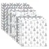 Papel de Fondo Gris Navideño Ww204 Material de Papel Cultural y Creativo para Manualidades Árbol de Navidad Copo de Nieve Decoración Papel de Fondo para Collage
