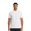 Camisa Polo Respirável Antirrugas para Comércio Exterior, Secagem Rápida, Corte Amplo, Manga Curta, Alta Elasticidade, Logo Estampado, Camisa Polo Masculina para Esportes ao Ar Livre