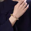 Pulsera de Citrino Natural 7A para Mujer, Pulsera Pixiu Atrae Riqueza para Hombre, Regalo de Buena Suerte de Verano Pixiu para Novia o Novio