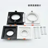 Ventas Directas de Fábrica Piezas Estampadas Mr16Gu10 Carcasa de Plástico para Luz de Techo Soporte para Foco Downlight Kit de Iluminación Portalámparas