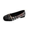 Zapatos planos de corte bajo estilo francés para mujer 2026 otoño nuevo estilo de hada combinan con faldas bailarinas slip-ons Mary Janes zapatos de mujer