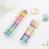 Set de Cinta Washi de Color Sólido Color Caramelo Macarrón Arcoíris Cinta para Cuenta Manual DIY 12 Colores Cinta para Cuenta Manual al por Mayor