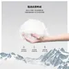 Casaco de plumas branco da Bojia, mesmo estilo, comprimento médio, novo para o inverno de 2026, com capuz, quente, unissex