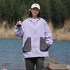 Ropa de Protección Solar de Seda de Hielo de Talla Grande para Hombre Verano 2025 Ropa para la Piel Ligera y Transpirable Ropa de Protección Solar Holgada para Pareja Chaqueta con Capucha
