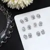 Pedras de Strass para Unhas Cor Fogo Estrela Zircônia Dongzhou 8*6mm Strass em Forma de Travesseiro com Fundo Pontiagudo Acessórios para Brincos DIY Strass Oblongo com Cantos Arredondados Strass para Unhas