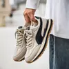 Novos Sapatos de Malha Respirável Forrest Gump Masculinos para Primavera e Verão Tênis de Corrida para Exterior Versátil Casual Esportivo para Estudantes Sapatos de Pai para Homens