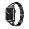 Para Apple watch8ultra49mm Pulseira de liga de zinco iwatchs10 Pulseira de metal com diamante cruzado