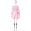 Al por mayor en stock Stranger Things Joycebyers Joyce Byrles Vestido Rosa Ropa de Cosplay