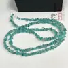 Atacado Pedras Naturais Apatita Azul Cascalho Produtos Semi-Acabados Pulseira DIY Corrente de Clavícula Contas Soltas de Apatita Acessórios Contas Espaçadoras