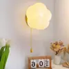 Parede de Fundo da Sala de Estar Lâmpada de Parede de Mármore Nórdica Pós-Moderna Luz Luxuosa Artística Criativa Lâmpada Decorativa Lâmpada de Parede de Cabeceira com Cordão