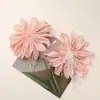 Atmósfera Súper de Hada Borla Núcleo de Flor de Cristal Tela Borde Quemado Flor Agarrador DIY Cuerda para el Cabello Tocado Accesorios para el Cabello Accesorios para Ropa
