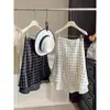 Moderna Falda de Acetato Sedoso con Lunares para Mujer, Nueva Falda Midi de Cintura Alta Ajustada que Cubre la Cadera para Primavera/Verano