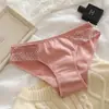 Bragas de Encaje para Mujer, Alta Calidad, Lujo Ligero, Ligeramente Sexy, Cintura Media, Algodón Puro, Tallas Grandes, Comercio Exterior, Venta al por Mayor, Bragas sin Costuras para Mujer
