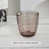 Vaso de vidrio resistente al calor de color ins traje para el hogar de celebridad de Internet taza para beber jugo Hotel Inn taza para enjuague bucal