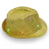 Gorra Jazz Luminosa de alta gama, colorida, con destellos, para adultos y niños, Gorra Mágica, especial para actuación en escenario, punto especial, al por mayor