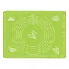 Tapete Grueso Antideslizante de Silicona de Grado Alimenticio Multicolor en Stock 80X60 Tapete Grande para Amasar Tapete Antiadherente para Hornear
