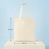 Actividades de temporada de regreso a clases, bolsas de lona corporativas, bolsas de lona gruesa para estudiantes, bolsas de mano, bolsas de lona de algodón publicitarias personalizadas