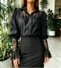 Diseño Europeo y Americano Transfronterizo, Camisa de Manga con Volantes Moderna y Elegante, Nueva Versátil Prenda Superior de Commuter Primavera/Verano 2026
