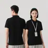Camisa Polo Formatos Camiseta Publicidade Camiseta Fabricação Roupas de Trabalho Seda de Gelo Manga Curta Roupas de Trabalho Verão Roupas de Trabalho Estampa T-logo