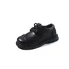 Zapatos Pequeños de Cuero para Niños 2025 Primavera Nuevo Estilo Trajes a Juego para Niños y Niñas Zapatos Escolares de Cuero para Estudiantes Zapatos de Baile