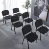 Silla de entrenamiento para recepción de conferencias, silla de oficina con computadora para personal, silla de comedor simple para el hogar, silla con respaldo, silla de mahjong económica y cómoda