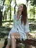 Camisa Respirável Natural 100% Linho Estilo Old Money, Conjunto de Camisa/Shorts Oversized Totalmente em Linho Relaxado e Casual